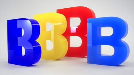 Acrylbuchstaben Lucite Muster