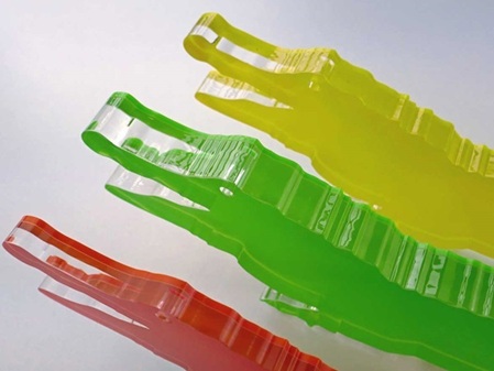 Acrylglas Krokodile Dekorationsobjekte Sandwich farblos mit verschiedenen Farben