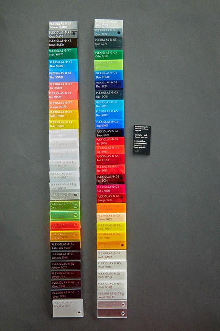 Musterkette Plexiglas® Sortiment